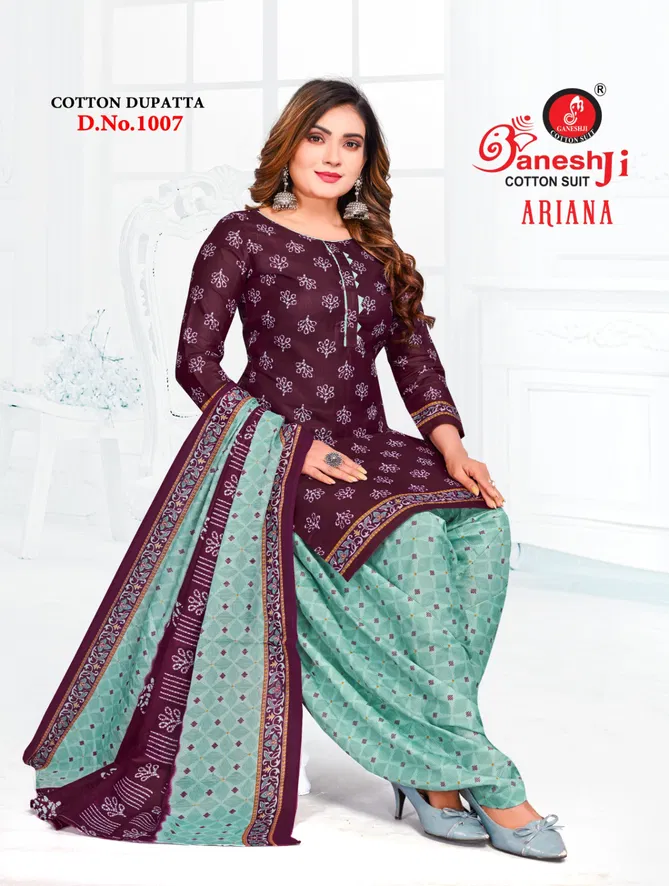 Ariana Vol 1 By Ganeshji  Cotton Printed Dress Material Wholesale Shop in Surat
